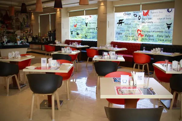 현대식 식당의 스톡 사진