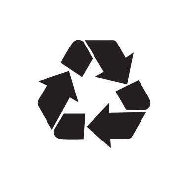 Geri dönüşüm döngüsü logo vektörü