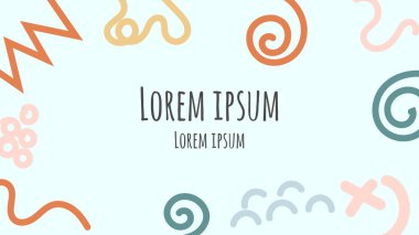 karalama el çizimi soyut arkaplan