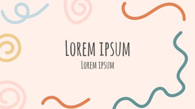 karalama el çizimi soyut arkaplan