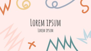 karalama el çizimi soyut arkaplan