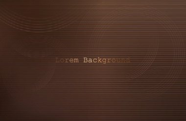 Lüks pastel renkte mocha mousse desenli (doku) birinci sınıf arkaplan tasarımı. İş afişi için soyut yatay vektör şablonu. Altın kahverengi daireli koyu kahverengi arkaplan.