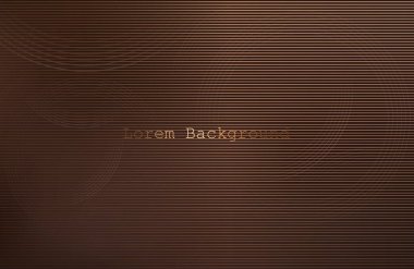 Lüks pastel renkte mocha mousse desenli (doku) birinci sınıf arkaplan tasarımı. İş afişi için soyut yatay vektör şablonu. Altın kahverengi daireli koyu kahverengi arkaplan.