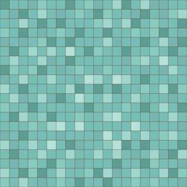 Yüzme havuzu fayans dokusu, mavi renksiz desen şablonu, seramik mozaiğin göçü