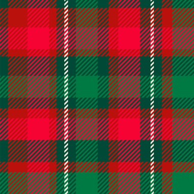 Noel tarzı ekose desenli vektör. Baskı, doku, kumaş, kumaş, flanel için arkaplan tartan moda tasarımı