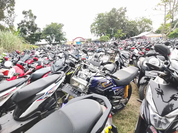 Karawang Indonesien November 2022 Verschiedene Arten Von Motorrädern Und Viele — Stockfoto