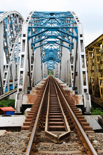 Голубой Железнодорожный Мост Расположен Караванге — стоковое фото