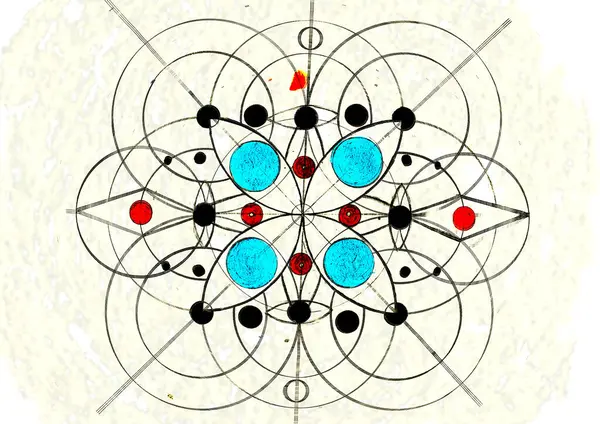 Soyut arkaplan, eşsiz illüstrasyon, kırmızı, siyah fraktal kompozisyon. Grafik ve tasarım sanat tasarımı. yüksek