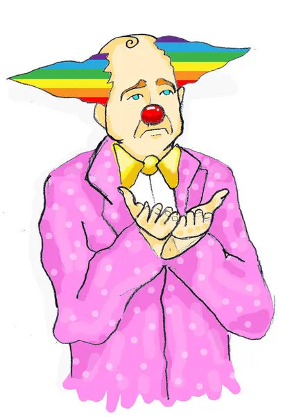 Üzgün, palyaço, renkli, saç, pembe, kostüm, sirk, karikatür, illüstrasyon, vektör, kadın, insanlar, noel, eğlence, komik, çocuk, sanat, gülümseme, kış, karakter, çocuk, çocuk, şapka, noel baba, kişi, cadılar bayramı, yaşlı