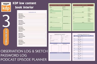 OBSERVASYON Seyir Defteri & SkKETCH, PASSWORD Seyir Defteri, PODCAST EPISOD Planlayıcısı