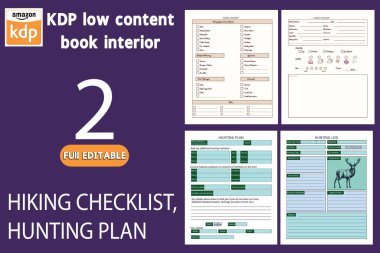 Yürüyüş çekleri, av planları.  