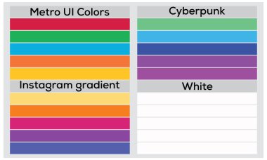 Color PalettesA color palette is a set of colors used in a design or visual project. These colors are carefully chosen to create a cohesive and visually appealing design.