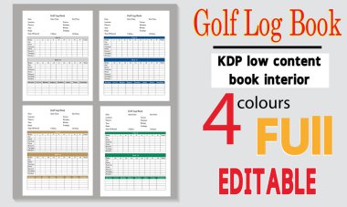 Golf Turnuvası Puanı ve kayıt defteri.