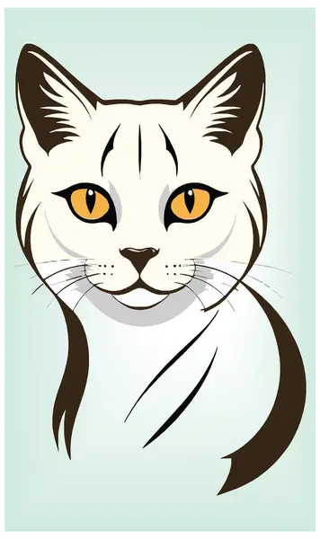 Kedi Silüeti Uluslararası Kedi Günü.