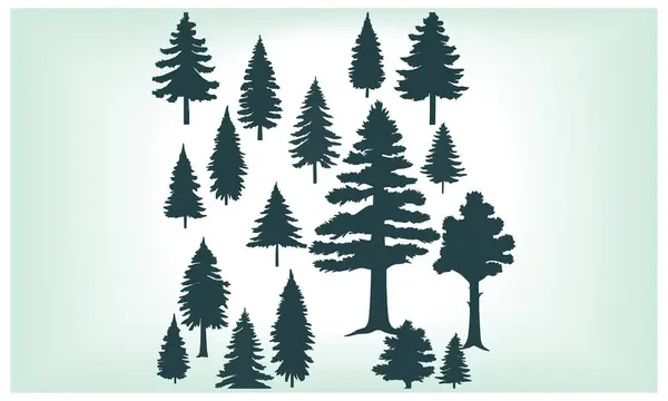 Stock vector Conifer Trees Nature's Evergreen