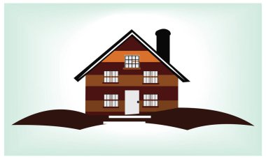 Güzel Ev logosu vektör tasarımı