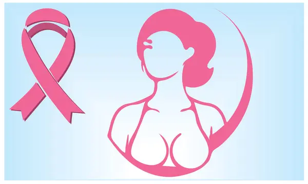 stock vector Breast Cancer Importance of Early Detection 