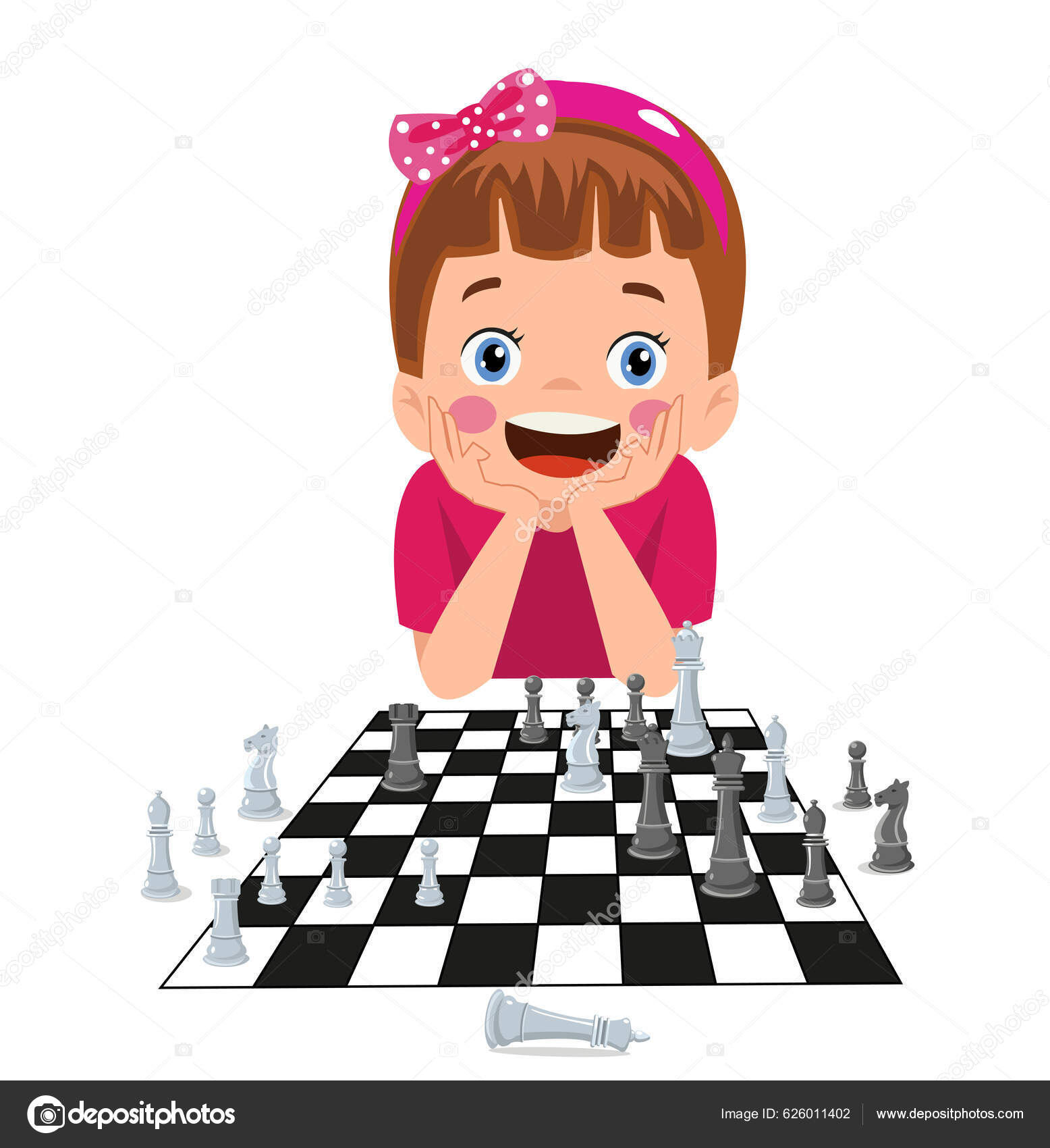 rei peça de xadrez livre de direitos Vetores Clip Art ilustração