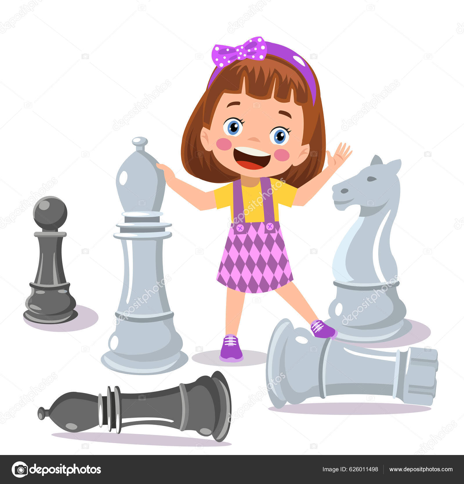 Cavalo de xadrez livre de direitos Vetores Clip Art ilustração