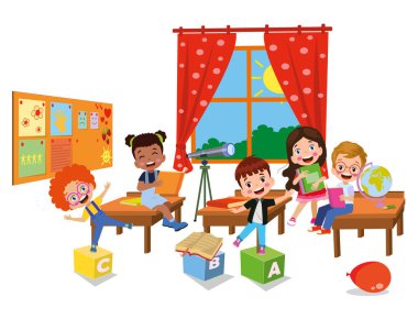 Okulda sevimli öğrenciler var.