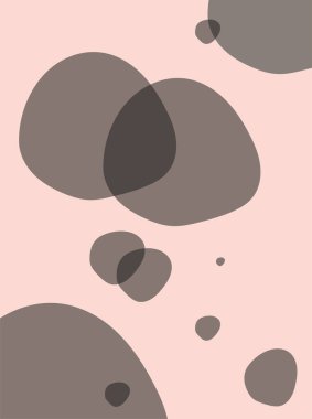 Yumuşak nötr dönüşümlü ve organik dönüşümlü kusursuz tekrarlayan desen. Açık kahverengi, bej, krem rengi. Modaya uygun ve şık duvar kağıdı, tekstil, markalaşma ve ambalaj tasarımı, modern duvar sanatı