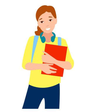 Bir grup genç erkek ve kadın, farklı renkler, çizgi film karakteri, ayakta duran iş adamlarından oluşan siluetler, öğrenciler, düz ikon tasarımı, beyaz arka planda izole edilmiş