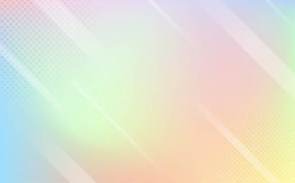 Holografická Fólie Pastelový Duhový Gradient Abstraktní Měkké Pastelové Barvy Pozadí — Stockový vektor