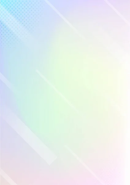 Holografická Fólie Pastelový Duhový Gradient Abstraktní Měkké Pastelové Barvy Pozadí — Stockový vektor