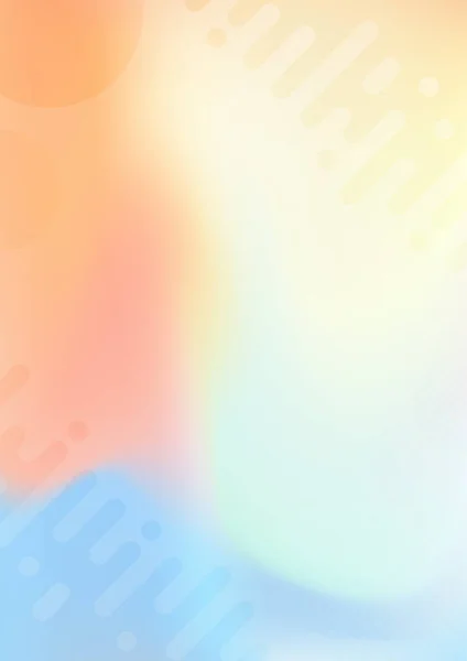 Feuille Holographique Gradient Arc Ciel Pastel Abstrait Doux Pastel Couleurs — Image vectorielle