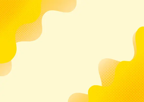 Fondo Abstracto Moderno Color Amarillo Ilustración Vectorial — Vector de stock
