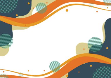 soyut renkli arkaplan, dalgalar, geometrik şekiller.