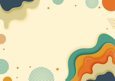 renkli arka plan kopya alanı ile.