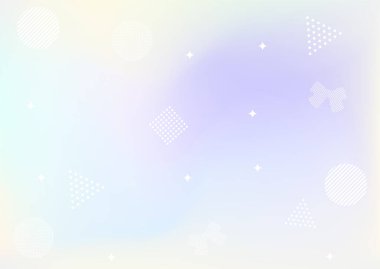 Sanal folyo. Pastel gökkuşağı gradyanı. Soyut yumuşak pastel renk arkaplanı.  