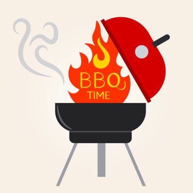Vektör çizimi. bbq. bbq.
