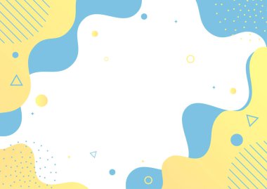 Çizgiler ve daireler ile soyut yeşil arkaplan