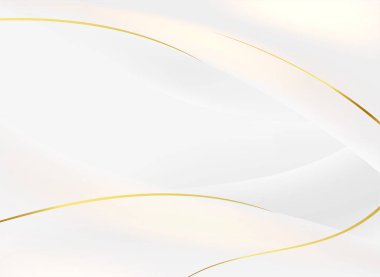 Çizgiler ve dalgalarla soyut beyaz arkaplan