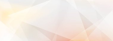 Mavi, sarı ve beyaz üçgenli soyut bir arkaplan. Vektör illüstrasyonu.