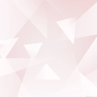 Beyaz ve pembe üçgenlerin soyut arka planı. Geometrik tasarım. 3B illüstrasyon