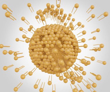 Liposom patlayabilir ya da nanohalılar ya da nanotıp 3D görüntüleme için kırılabilir.