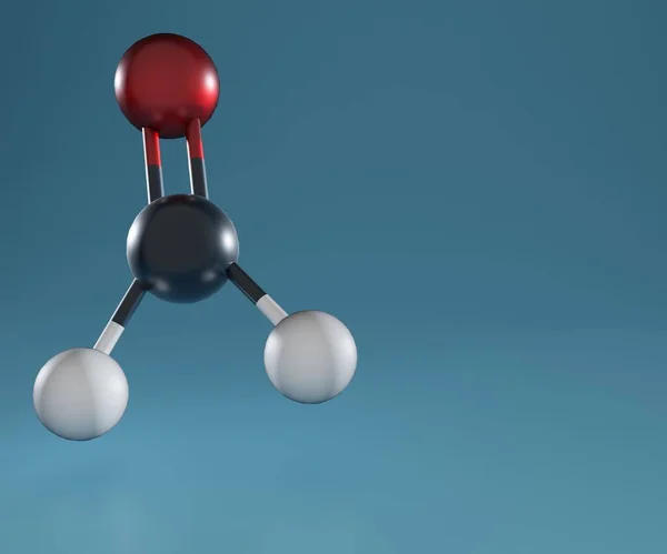 Aislado Fórmula Química Representación Del Formaldehído — Foto de Stock