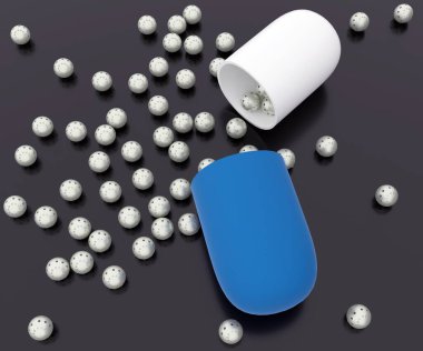 Mezopor nano partiküller uyuşturucu kapsülünün içine nanotıp yüklüyorlar.