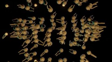 lipid bilayer kara arkaplanda 3D oluşturulan uyuşturucu dağıtım sistemi olarak liposom oluşturur