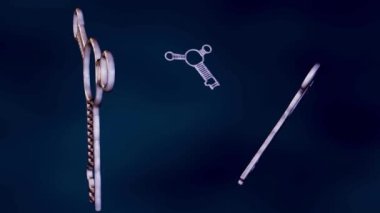 Aptamers 'ın 3d animasyonu, tek iplikli oligonükleotidlerdir. Bunlar tanımlanmış mimari yapılara katlanır ve proteinler gibi hedeflere bağlanır.