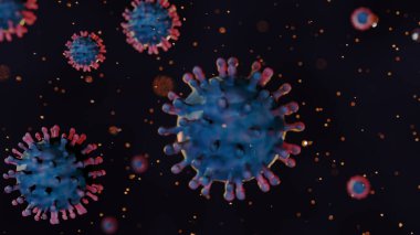3d rendering of chikungunya virus or CHIKV, Chikungunya is a mosquito-borne viral disease clipart