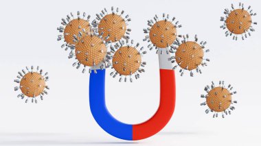 Manyetik liposomların 3 boyutlu görüntüsü. Bu mikroskobik uyuşturucu taşıyıcıları nanopartiküllerle gömülüdür. Bu sayede mıknatıslar vücudun belirli bölgelerine ulaşabilirler..