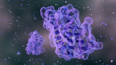 Mikroskobik seviyede kompleks leptin protein moleküler yapılarının 3 boyutlu yorumlanması. 