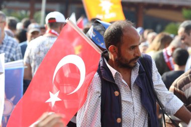 Türkiye cumhurbaşkanlığı ve parlamento seçimleri 2023. Halk İttifakı 'nın seçim kampanyası 9 Mayıs 2023' te Adana, Türkiye 'de gerçekleşti.