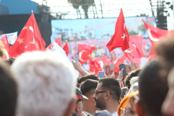 Török Elnökválasztás Parlamenti Választások 2023 Népszövetség Választási Kampánya Adanában Adanaturkey — Stock Fotó