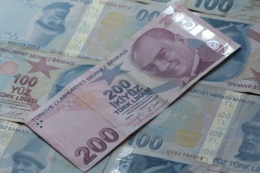 200 lira 'lık banknot.