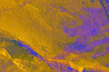 Soyut ve renkli bir taş sunumu. Boşluğu kopyala